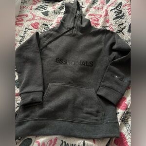 Gray Hoodie is not essential brand